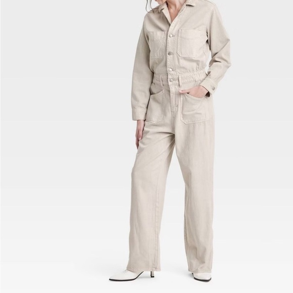 Universal Thread Pants - Universal Thread Denim Baggy Jumpsuit